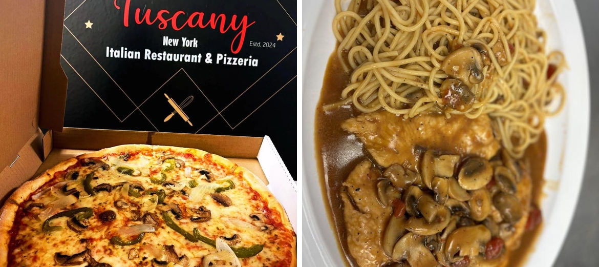 Tuscany NY Italian Restaurant & Pizzeria Menu